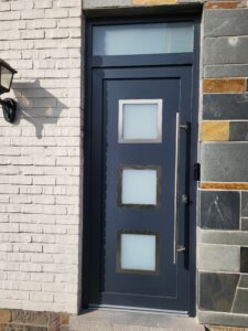 PVC deuren met sierpaneel