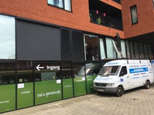 Plaatsing buitenzonwering